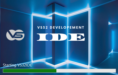 VS32 IDE – Splash screen